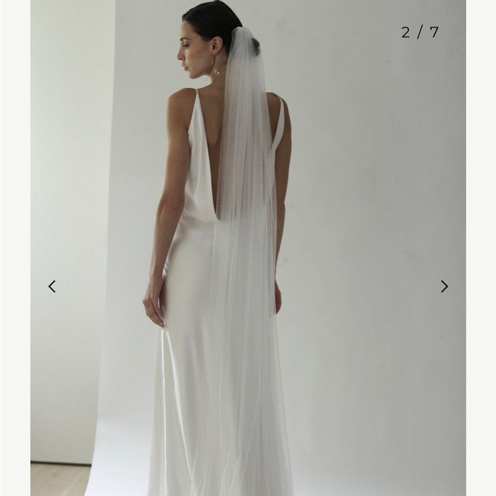 AB Ellie Raw Edge Wedding Veil - New and Unused